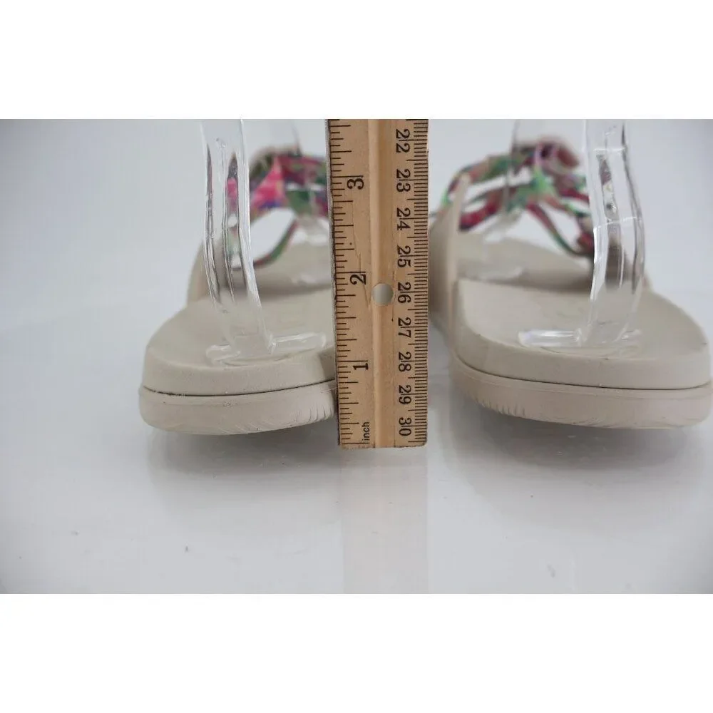 Chaco Women's Chillos Slide Sandal Light Tie Dye Size 12 Flat Slip on Shoes
